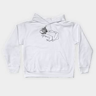 Barbarian Frog Kids Hoodie